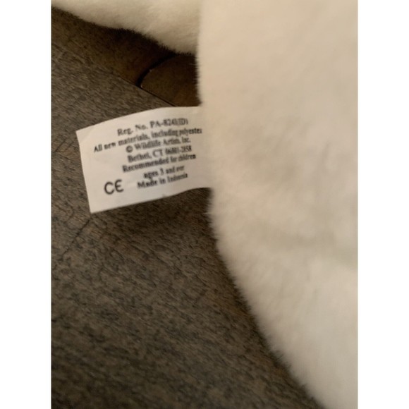 Wildlife Artist Conservation Collectibles 8” White Tiger Plush Realistic Stuffed - Picture 13 of 13
